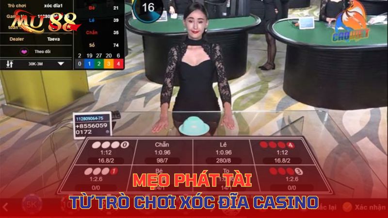 Mẹo phát tài từ trò chơi lắc đĩa casino