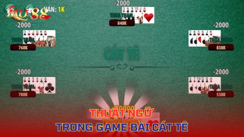 Thuật ngữ trong game bài cát tê